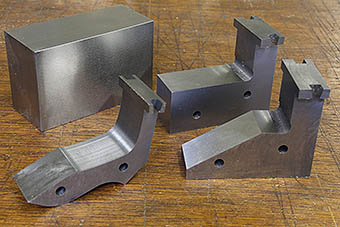 A27 Metal infill machining stages.